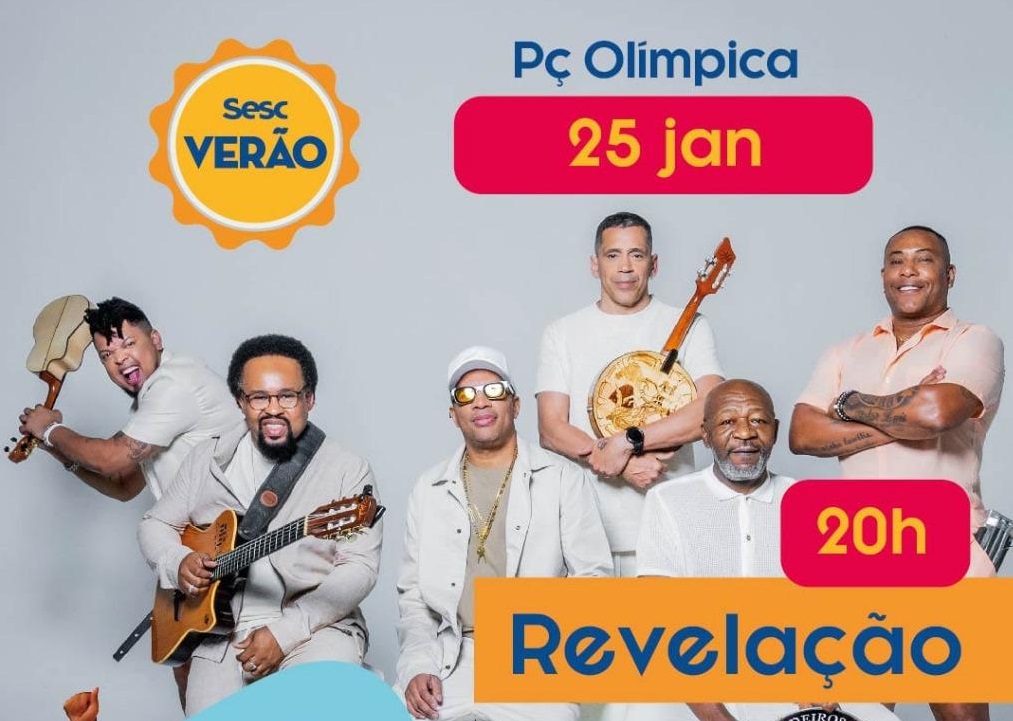 Sesc Verão: Grupo Revelação e Quintal do Céu agitam Praça Olímpica em Teresópolis