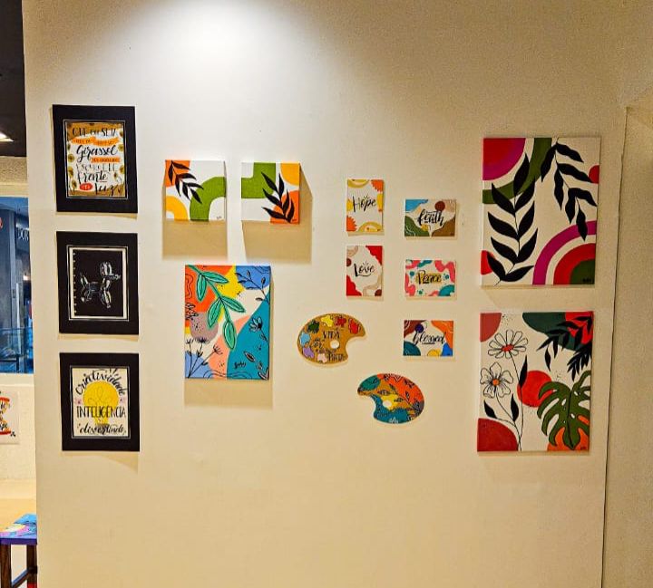 Cores e Letras: exposição da jovem Gabi Calazans chega à Itaipava