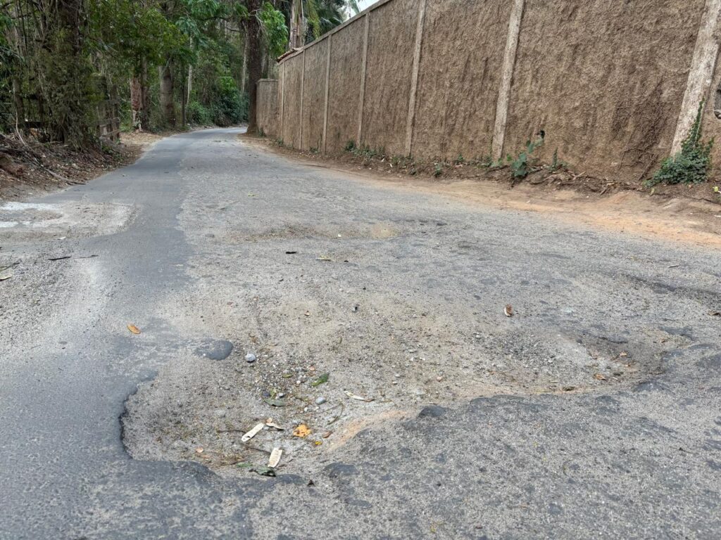 UNITA aponta deterioração do pavimento em vias secundárias e de acesso ao distrito