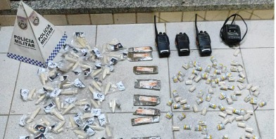 Polícia faz grande apreensão de drogas no Vale do Carangola
